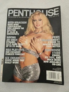Penthouse Magazine Aprile 2001 Contenuto Adulto Vintage Da Collezione - Foto 1 di 4