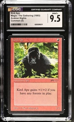 Kird Ape, Arabian Nights Mtg. CGC 9.5 Mint+! - Image 1 of 2
