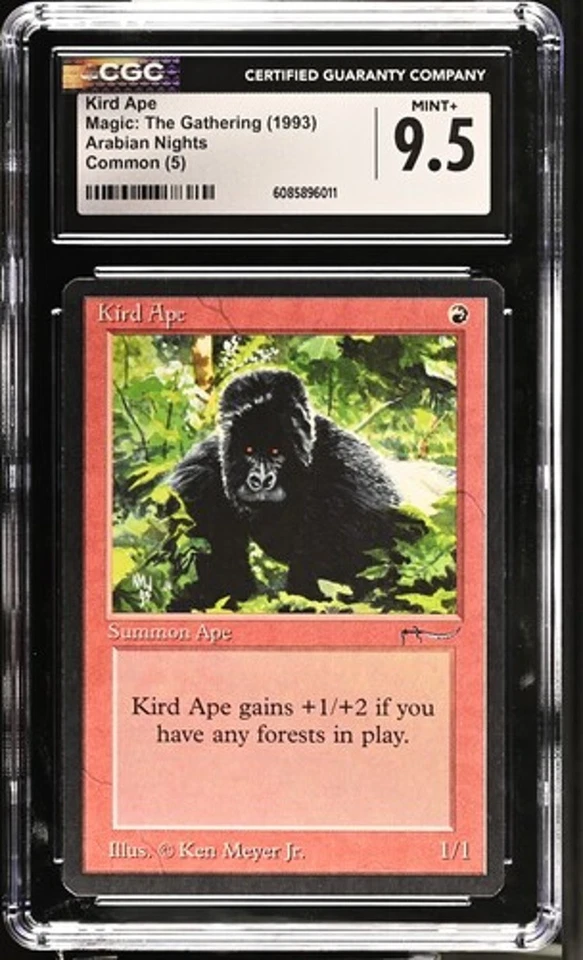 Kird Ape, Arabian Nights Mtg. CGC 9.5 Mint+! - Image 1 of 2