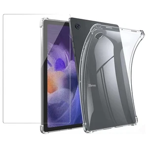 For Galaxy A11/A11 Plus ,A9 A9+Tablet Clear Bumper Case Cover+Tempered Protector - Picture 1 of 11