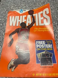 Michael Jordan 1989 Wheaties Poster 17 x 23. #4 von 4 School Yard Dunk - Bild 1 von 2