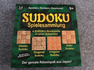 Sudoku Spielesammlung 4 Spielvarianten Strategie Spiel 2006 Rar neuwertig TOP !! - Bild 1 von 4