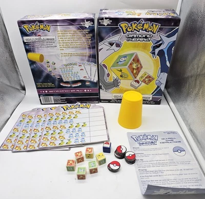 Pokemon Diamond and Pearl On A Roll Game 2007 Pressman Dice Game - Image 1 of 4