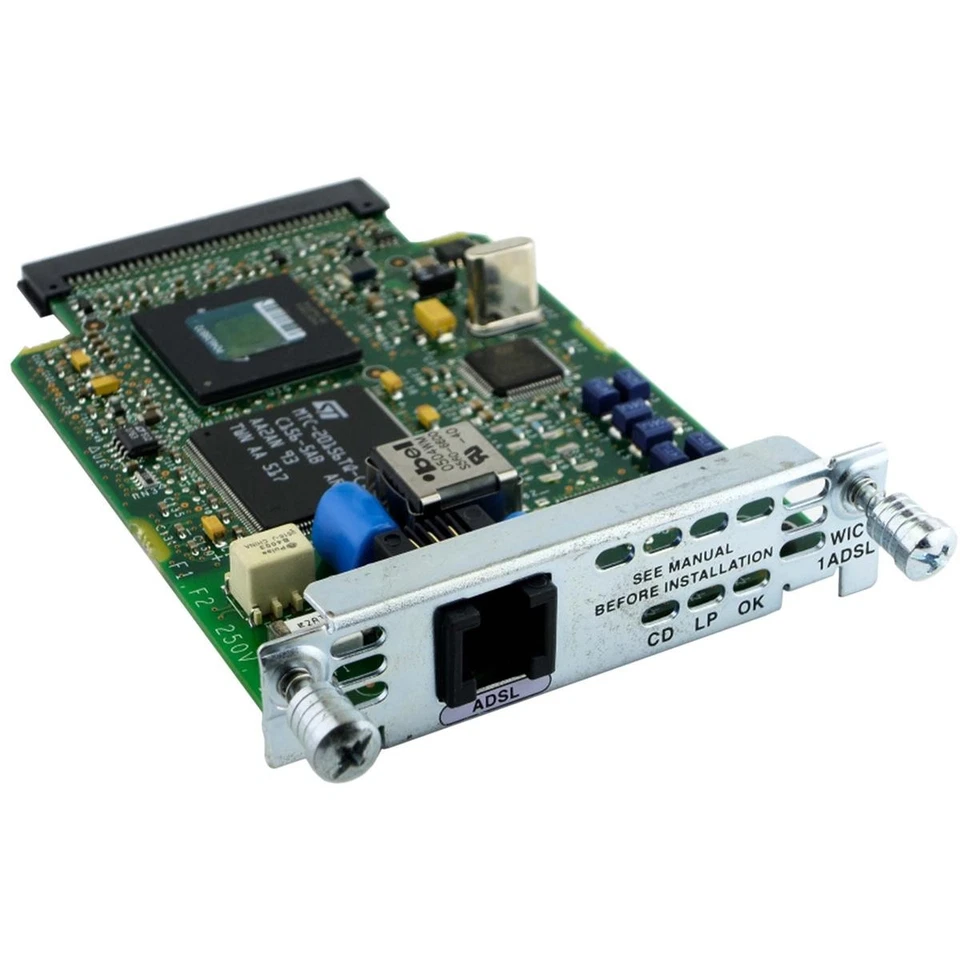 CISCO 1841 800-06575-04 D0 28-3667-05 ADSL PORT CARD IPUIACZRAA 73-4771-09 - Immagine 1 di 1