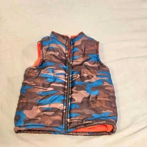 Kleinkind Jungen Mädchen Unisex gefütterte Weste Camouflage Kinder Größe 4T - Bild 1 von 8