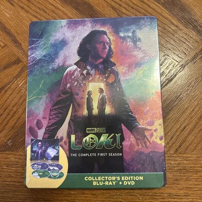 Loki The Complete First Season 1 (Blu-Ray/DVD, 2023) Steelbook New/Sealed - Image 1 of 4