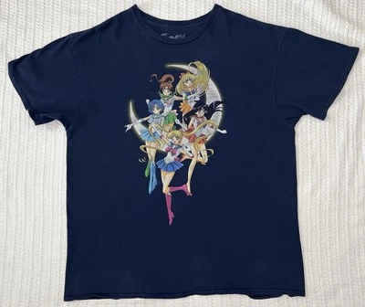 "Camisa de anime Sailor Moon Naoko Takeuchi Toei Animación XL 23"" X 29""" Foto 1 de 4