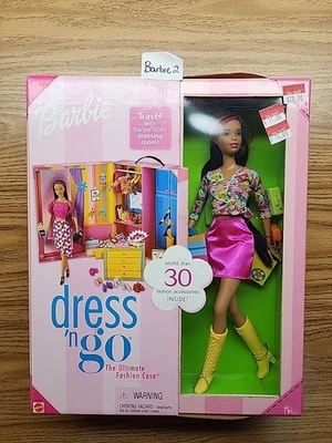*RARE*Dress ‘N Go Barbie The Ultimate Fashion Case NRFB 2001 55309 Mattel - Image 1 of 4