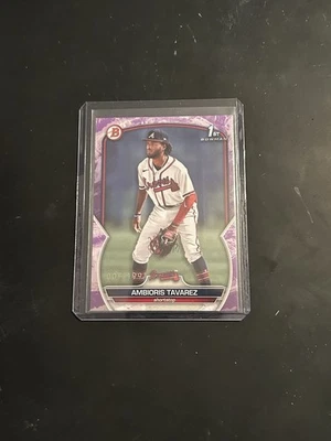 2023 Bowman Chrome Prospects Ambioris Tavarez /199 - Image 1 of 2
