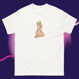 Contemporary Pop Art TShirt 80s 90s vintage MoMA Skater Surf Hipster Pat Nagel - Picture 1 of 9