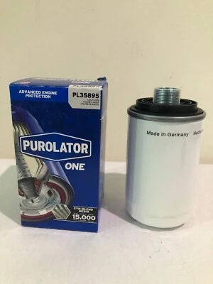 Filtro de óleo do motor Purolator PL35895 Audi A3 A5 A6 Quattro Q3 Q5 VW Jetta Passat  - Imagem 1 de 4