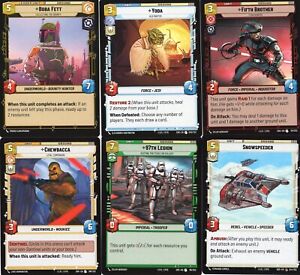 Star Wars Unlimited TCG Spark of Rebellion - Common & Uncommon Cards - You Pick!