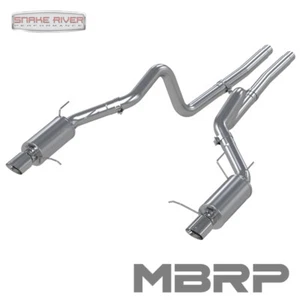MBRP 3" ESCAPE PARA FORD MUSTANG GT 2011-2014 5.0 DOBLE SPLIT T409 INOXIDABLE - Imagen 1 de 4
