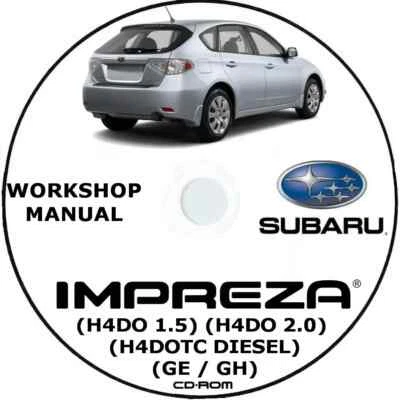 Subaru Impreza WRX Workshop Manual Subaru (GE/GH).Manuale Officina WRX GE/GH.CDR - Immagine 1 di 2