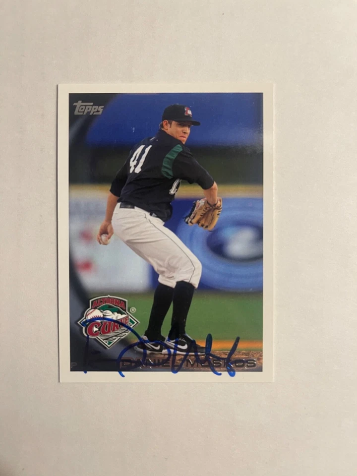 Pittsburgh Pirates DANIEL MOSKOS Signed Card - Image 1 of 1