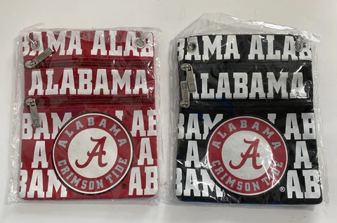(2) Alabama Crimson Tide ROBIN RUTH Crossbody Bag Purse NCAA Officially Licensed Cover