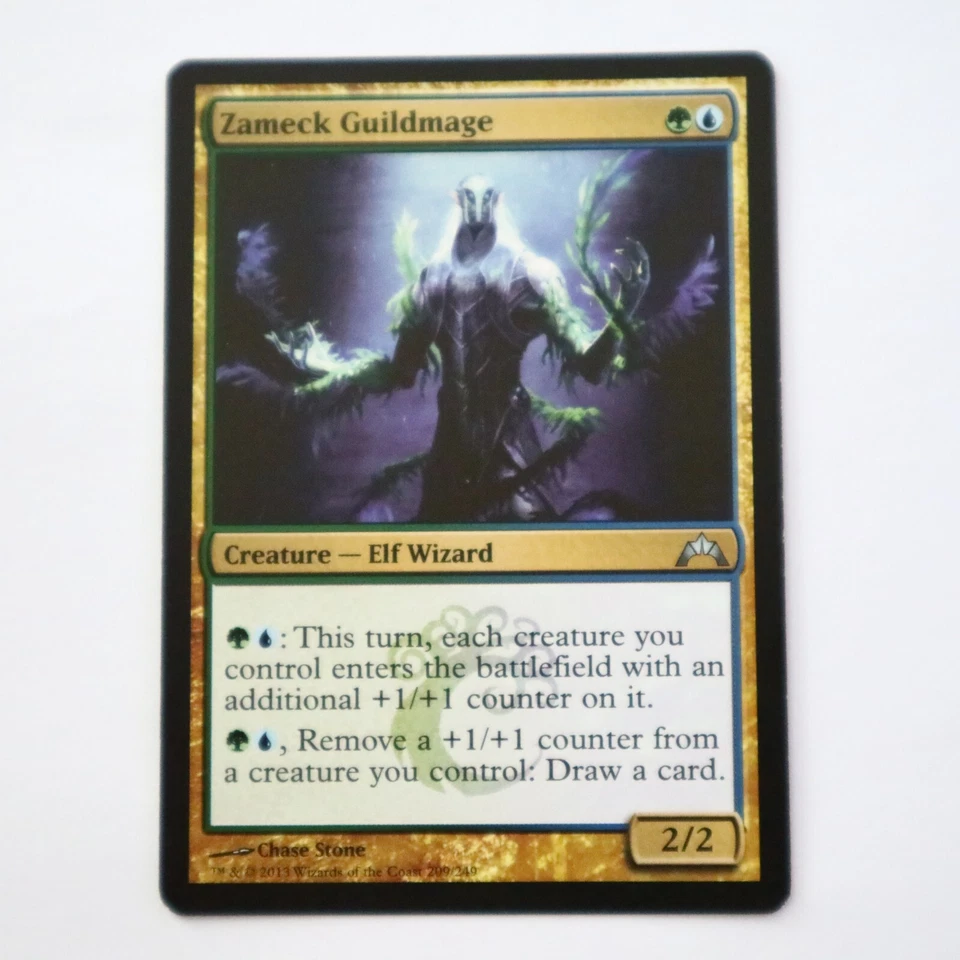 MTG Multicoloured - Zameck Guildmage - Gatecrash - Elf Wizard - Image 1 of 1
