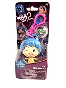 Disney INSIDE OUT 2 Fidget Figure BAG CLIP ON Keychain JOY NEW+BOX - Picture 1 of 3