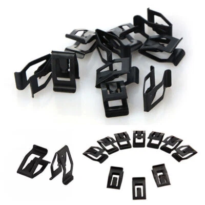 50X Car Black Console Dash Dashboard Trim Metal Retainer Rivet Fastener Clips - Image 1 of 4