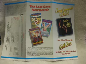Keith Green / Last Days Ministries 1980er Warenbestellformular Mailer Broschüre - Bild 1 von 4