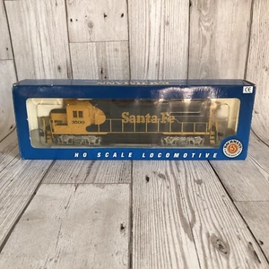 Bachmann Santa Fe EMD GP40 Diesel Loco HO 63502 Yellow & Blue-Black 3500 Box VGC - Picture 1 of 13