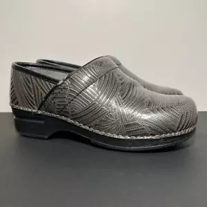 Zoccoli da donna DANSKO XP Professional grigi motivo a righe testurizzate/taglia 7,5-8 - Foto 1 di 9