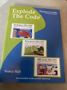 Explode The Code : Teachers Guide for Books, A,B,C by Nancy Hall - Picture 1 of 2
