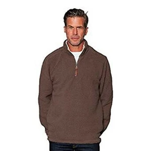 True Grit Men's 1/2 Zip Po Sueded Soft Sherpa Pullover S - Picture 1 of 1