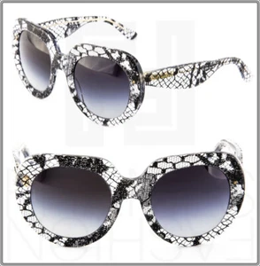 Dolce & Gabbana 4191 BLACK LACE Crystal Acetate Butterfly Sunglasses DG4191P - Picture 1 of 7