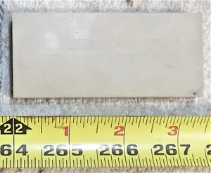 PEEK Flat Plate 0.3" Thick X 3.48" Long X 1.54" Wide, 1 Side Is Already Machined - Picture 1 of 3