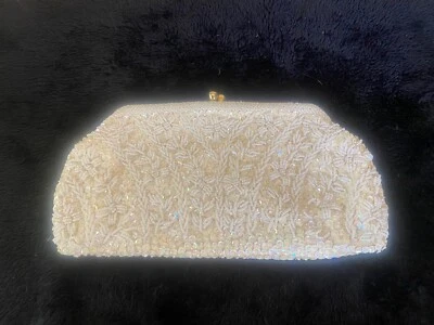 Vtg 1950’s Beaded/Sequins Evening Bag - Image 1 of 2