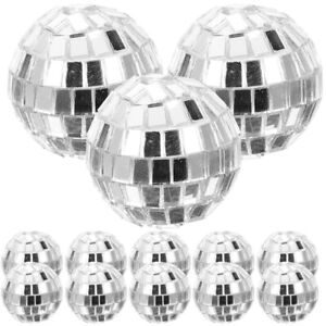 12 Pcs Disco Mirror Ball Hanging Ornaments Mini Mirrors-CU