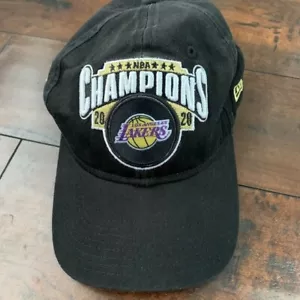 Sombrero Los Angeles Lakers New Era Logotipo 9 Twenty NBA Champions 2020 Ajuste de Trofeo - Imagen 1 de 24