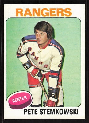 1975-76 Topps #303 Pete Stemkowski Card TCCCX - Image 1 of 2