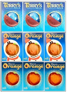 Terrys Chocolate Orange Milk 157g - NEW Terry's Chocolate Milk 145g - 2 & 3 Pack - Picture 1 of 14