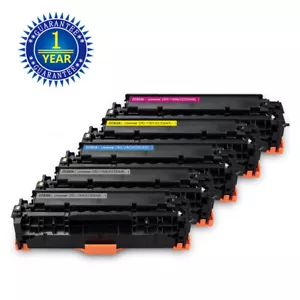 Juego de tóner color 5PK CC530A -CC533A 304A para HP Laserjet CP2025 CP2025nf CM2320 - Imagen 1 de 5