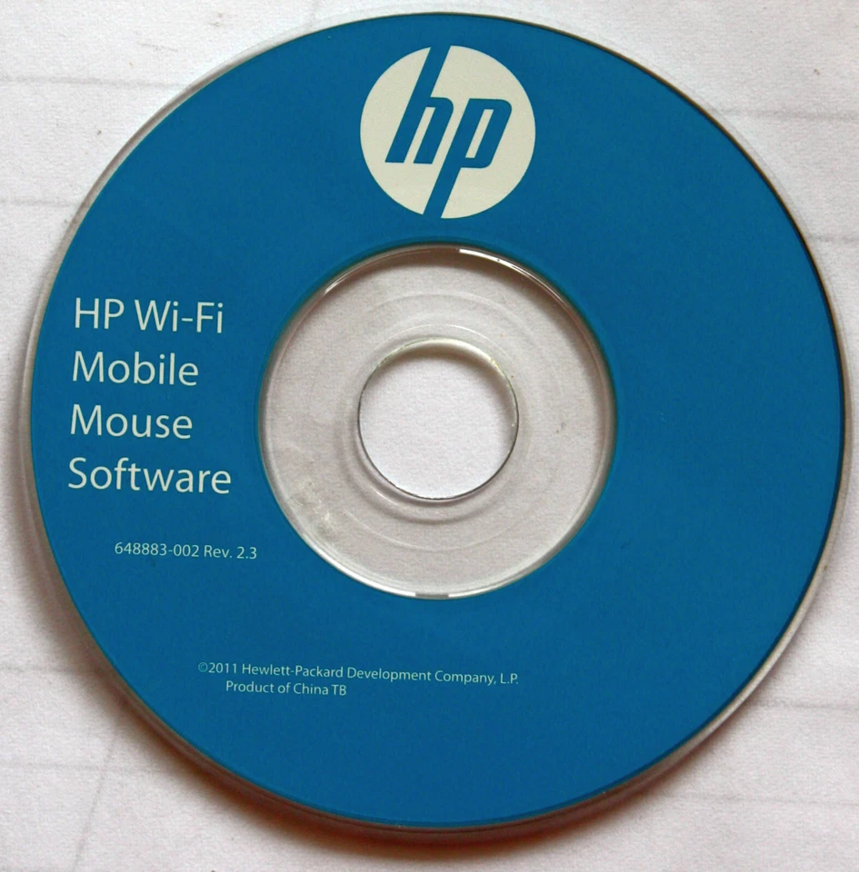 Mini-CD-ROM: HP Wi-Fi Mobile Mouse Software - Bild 1 von 1