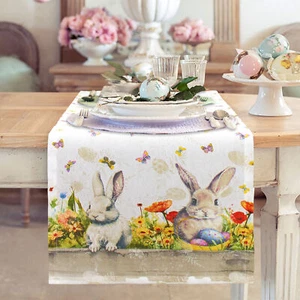 Runner Pâques 40x140cm Impression Numérique Maîtresse Rabbit Zucchissime 6586 - Imagen 1 de 4