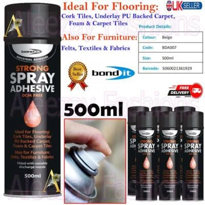 Colla per tappeti adesivi spray industriali Bond it Aerosol 500 ml