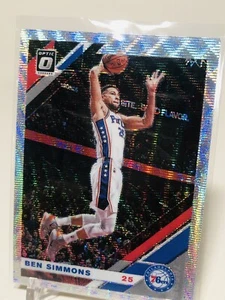 BEN SIMMONS 2019-20 Donruss Optic Holo Prizm Fanatics Silver Wave  - Picture 1 of 5