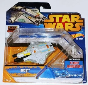 Hot Wheels Star Wars Rebels Ghost With Flight Navigator Die Cast 2014 NEW - Picture 1 of 3