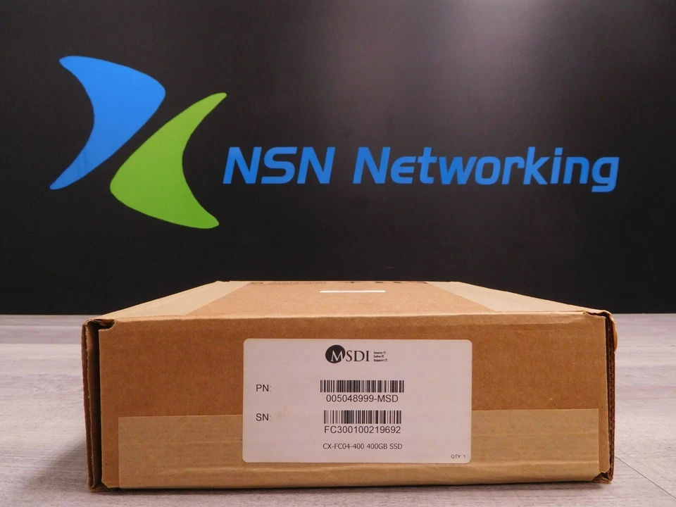 NEW SEALED CX-FC04-400 005048999 400GB 3.5 FC CX Disk Drive SSD - Image 1 of 4