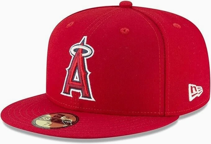 New Era Los Angeles Angels Red 59 FIFTY 7 7/8 - Image 1 of 2