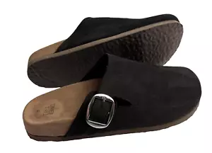 Time and True Women’s Black Microfiber Clogs Size 8 - Picture 1 of 13