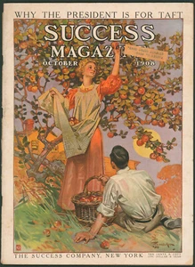 Success Magazine October 1908 ~ JC Leyendecker Cover ~ William Taft - Picture 1 of 4
