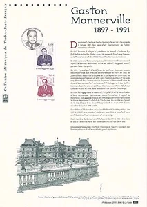 Document Philatélique 1er Jour : 04 2011 - Gaston Monnerville Politique - Picture 1 of 1