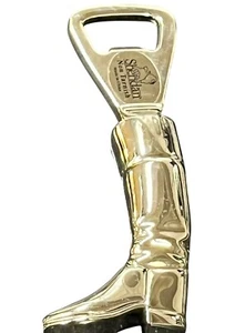 Sheridan Non Tarnish Silvertone Cowboy Boot Metal Bottle Opener 5.25” - Picture 1 of 10