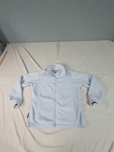 Columbia Sportswear Company Jacket Women M Blue Fleece Zip Up Front Pockets - Bild 1 von 11