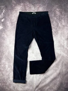 Acne Studios Max Cord Navy Corduroy Chino Pants Mens size 52 / M - Picture 1 of 6