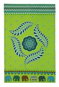 Ulster Weavers ~ Elephant Parade Sarawak Motif Cotton Tea Towel - Picture 1 of 1